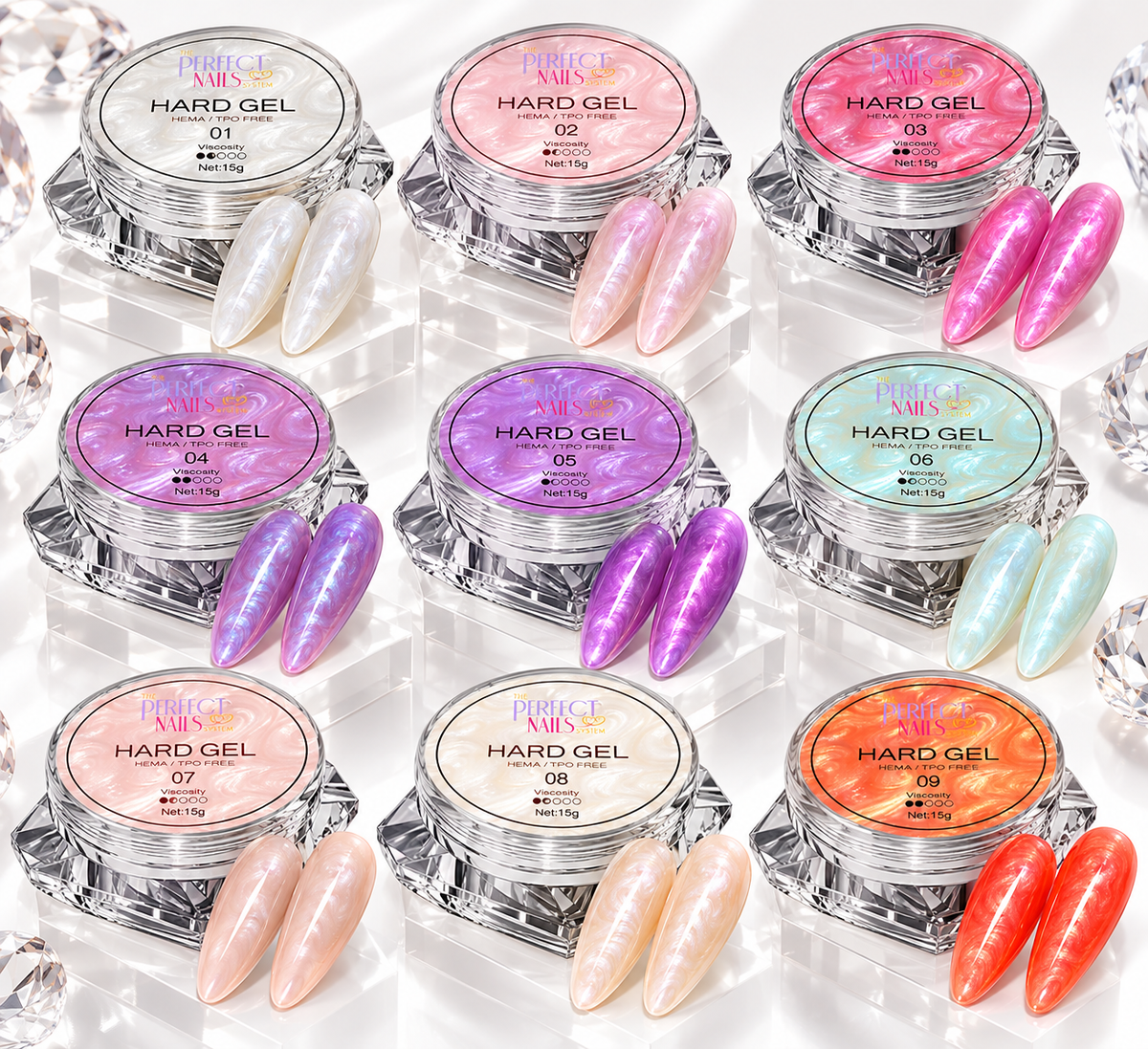 Hard Gel Pearl Colección
