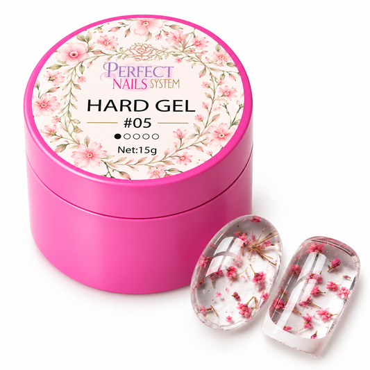 Hard Gel Flowers Clears #5