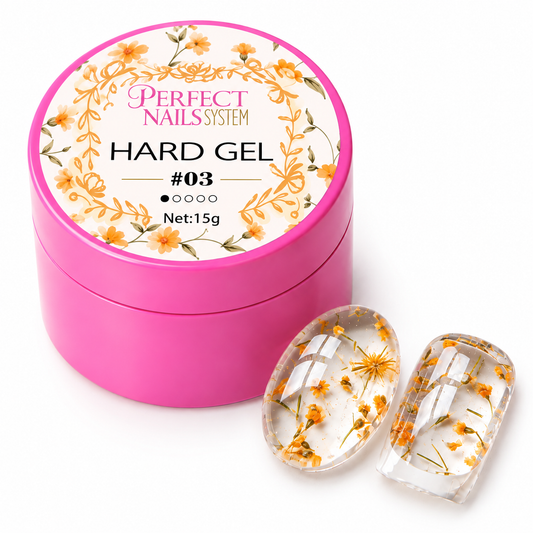 Hard Gel Flower Clears #3