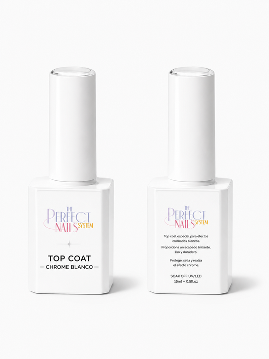 Top Coat Chrome Blanco