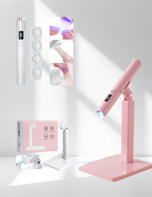 Lampara UV con stand Gel tip